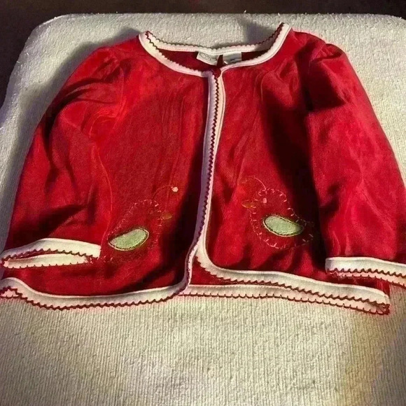 Vintage Talbots Kids Red Sweater 9 months - Picture 2 of 8